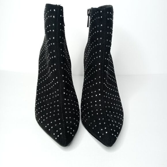 BCBGeneration Black Helen Embellished Ankle Booties - Picture 3 of 7
